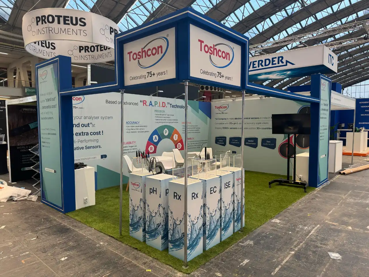 Toshcon Exhibition Stand — Aquatech 2025