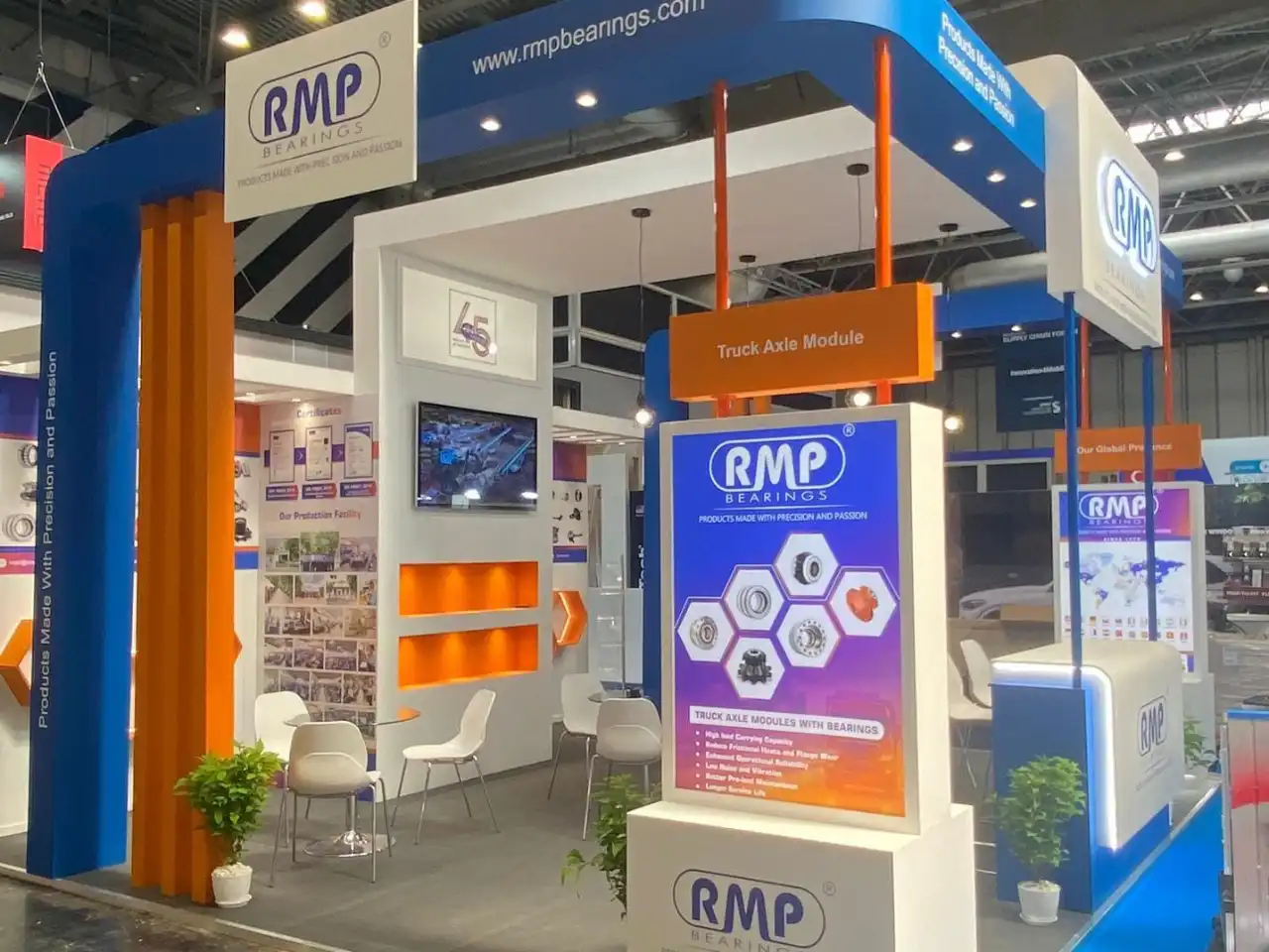RMP Bearings Exhibition Stand — Automechanika Birmingham 2025