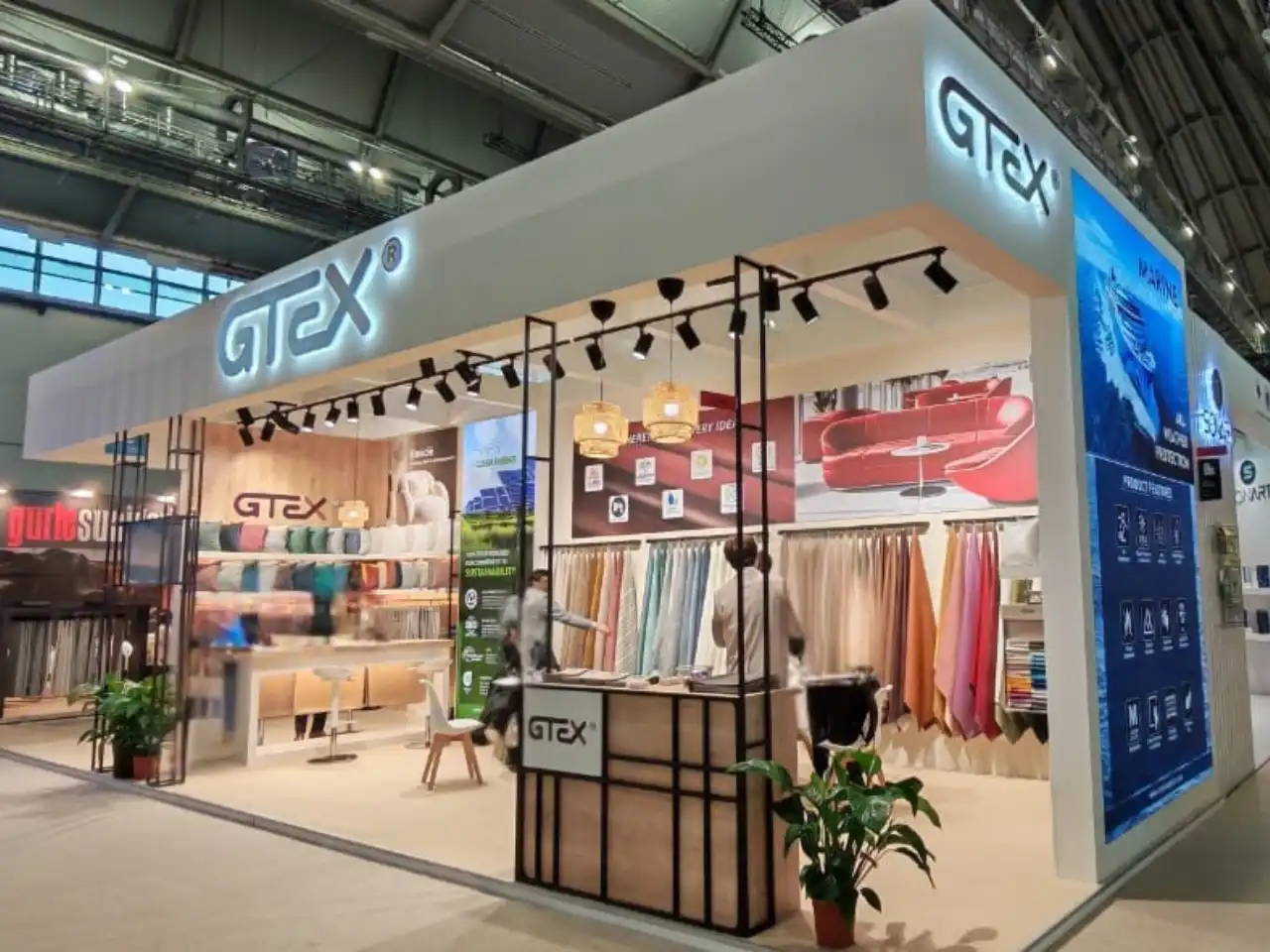 GTEX exhibition stand at Heimtextil, Frankfurt