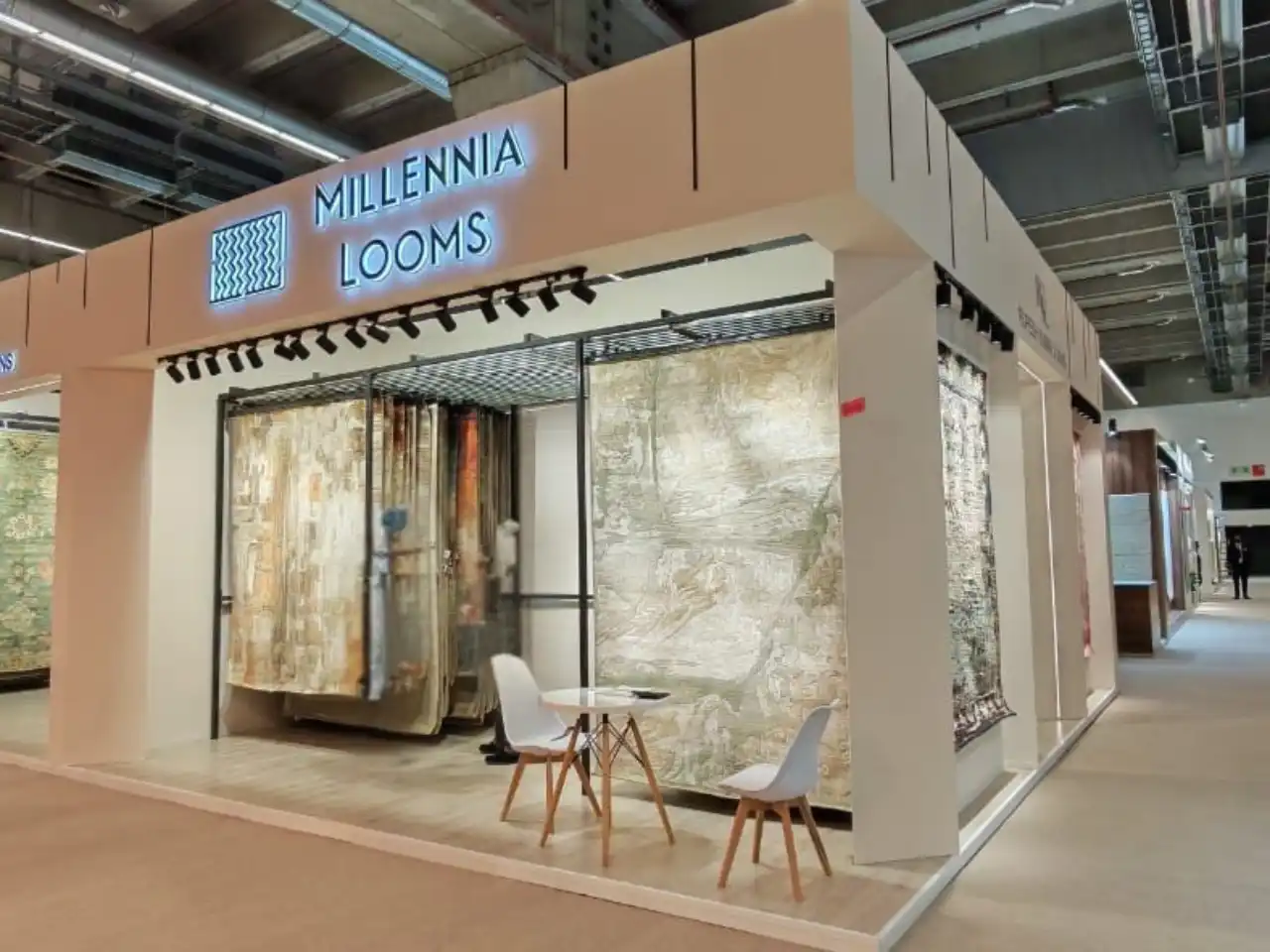 Millennia Looms exhibition stand at Heimtextil, Frankfurt